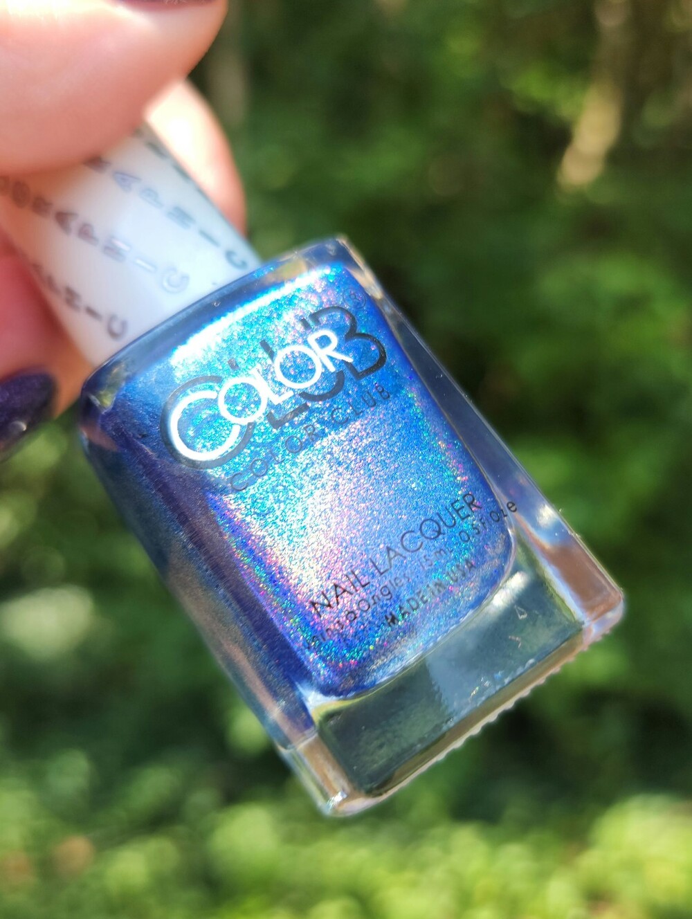 Color Club ✨️ What a Gem Sapphire Blue Holographic Polish 🌈 Discontinued